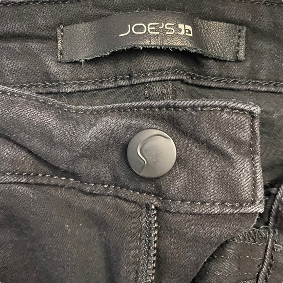 Joe's Twiggy Skinny in Regan Black Flawless Fabric Tall High Rise Jeans 28 - Picture 4 of 16